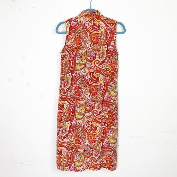 Moda Seta silk Paisley print shirt dress - Picture 11 of 16